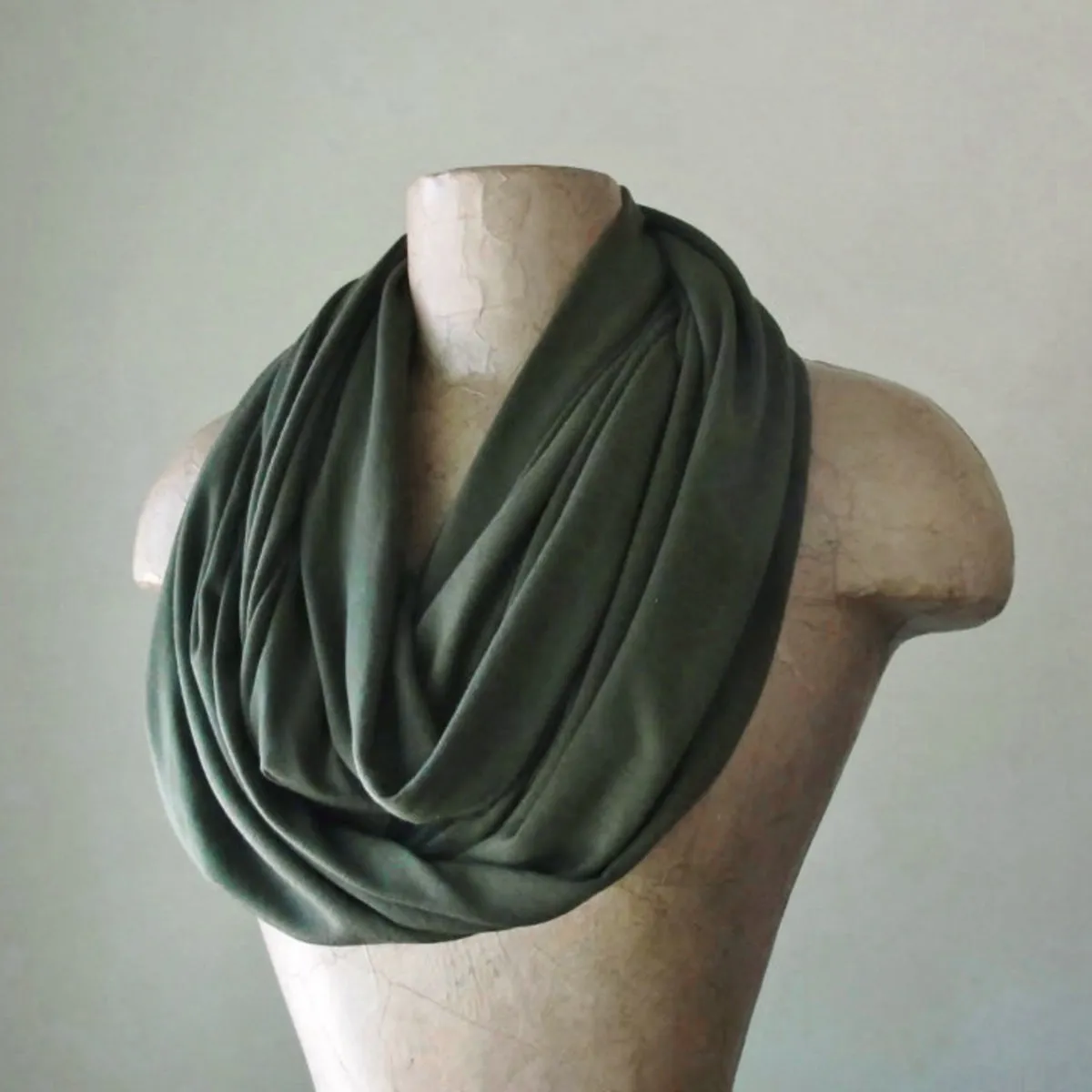 OLIVE DRAB Infinity Scarf