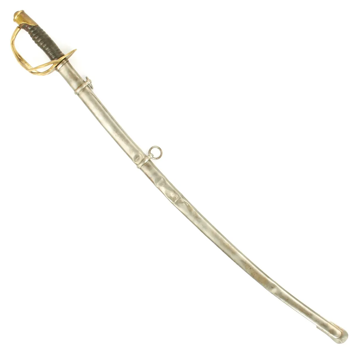 Original U.S. Civil War Model 1860 Light Cavalry Saber with Scabbard - Combat Worn