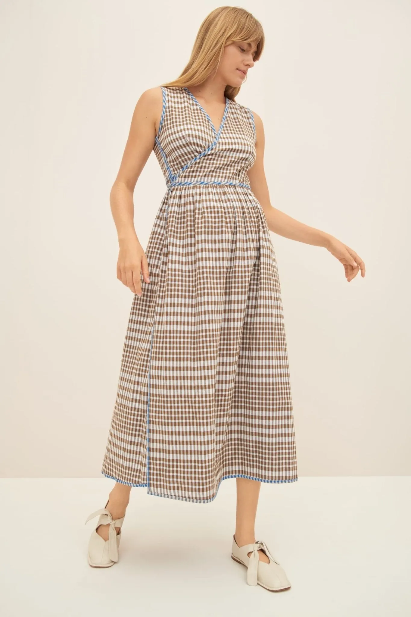 Outline Dress | Duo Check