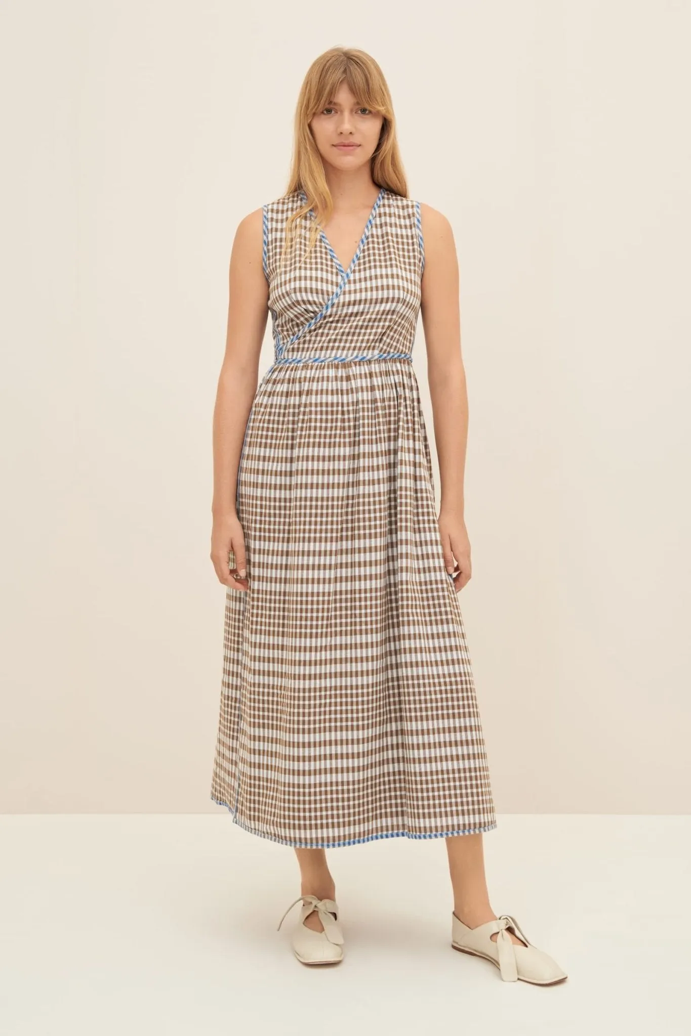 Outline Dress | Duo Check