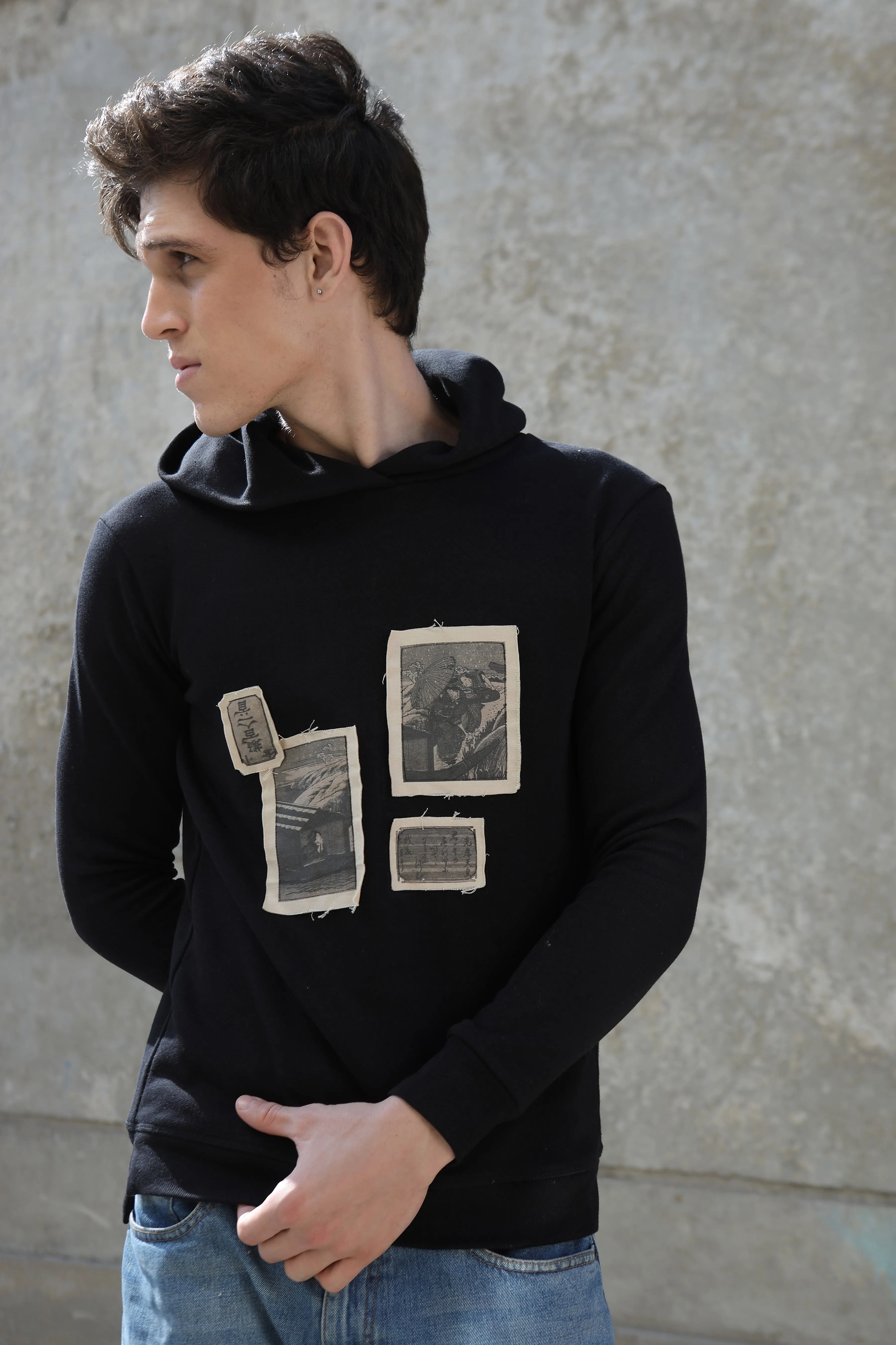 Patchwork Hoodie