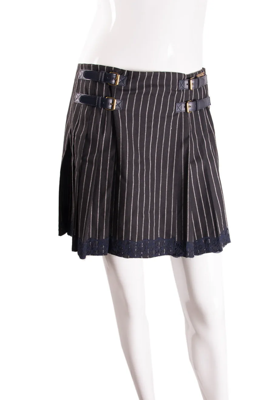 Pinstripe Skirt