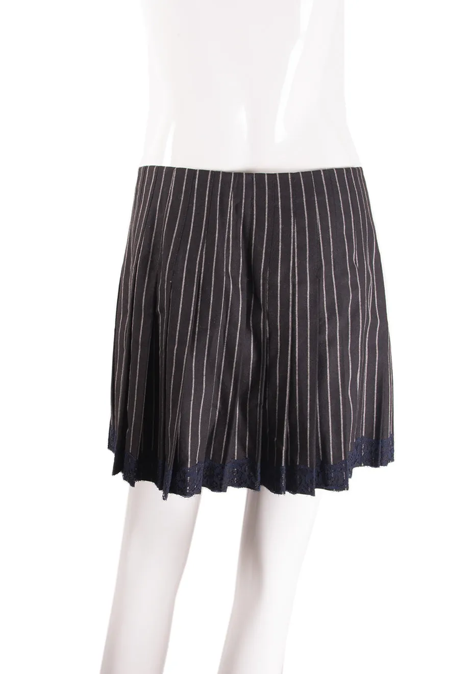 Pinstripe Skirt