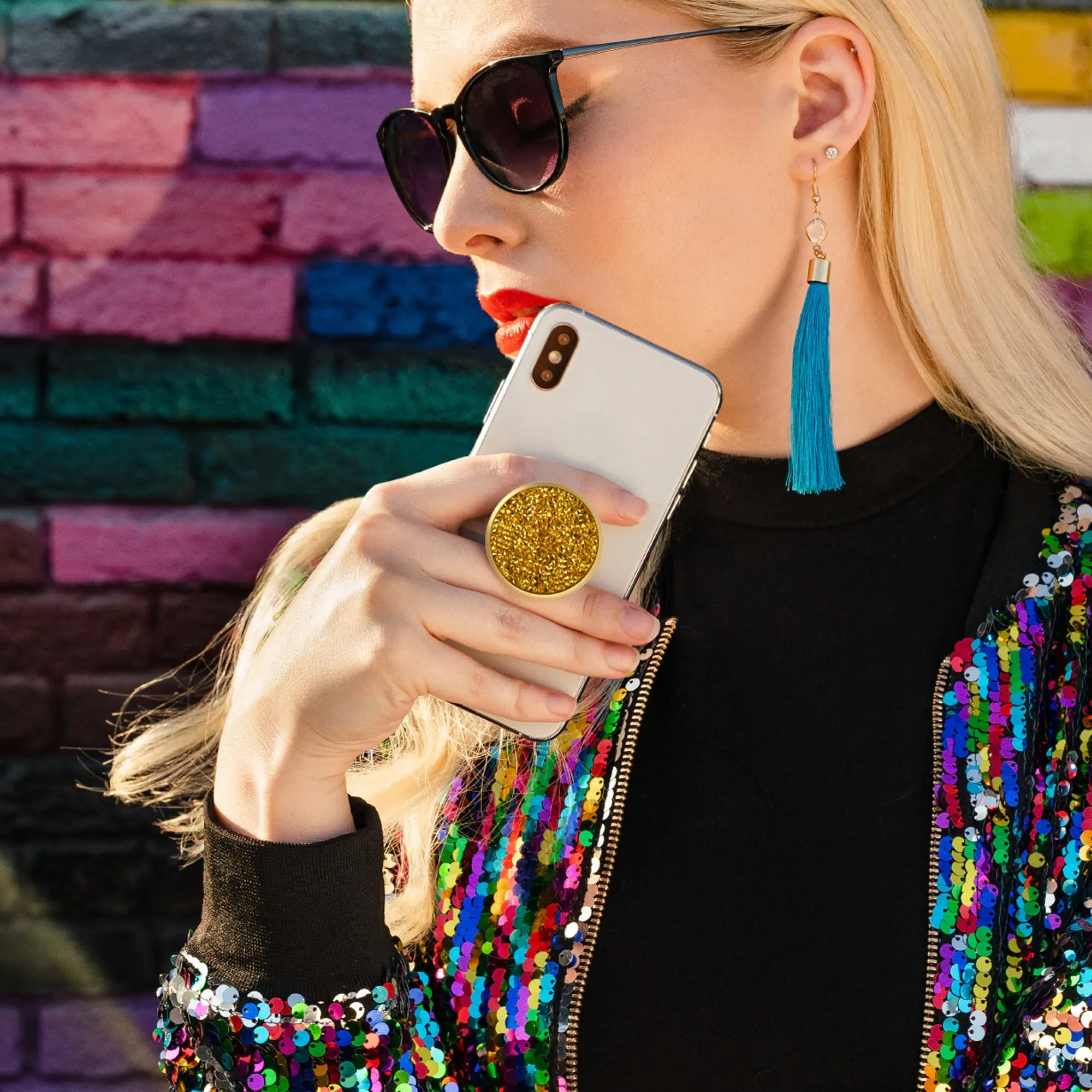PopSockets Swarovski -  Golden Shadow Crystal ( Limited Edition ) (Barcode: 842978128955 )