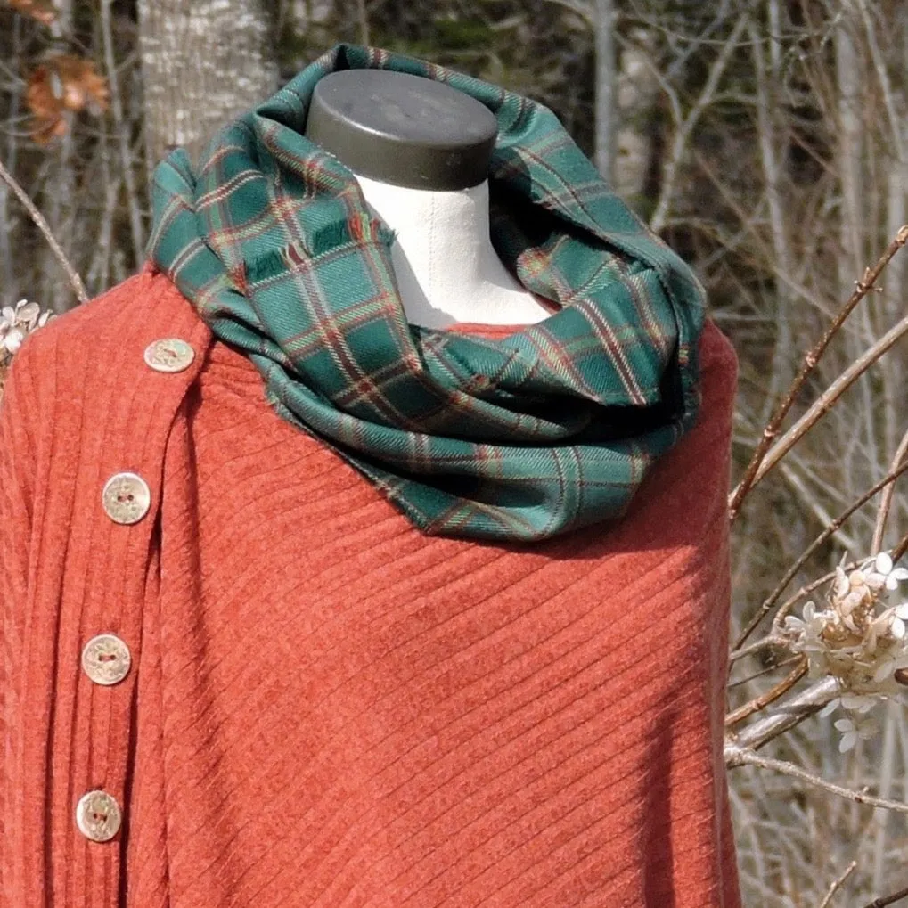 Raw Edge Infinity Scarf - Clan and Speciality