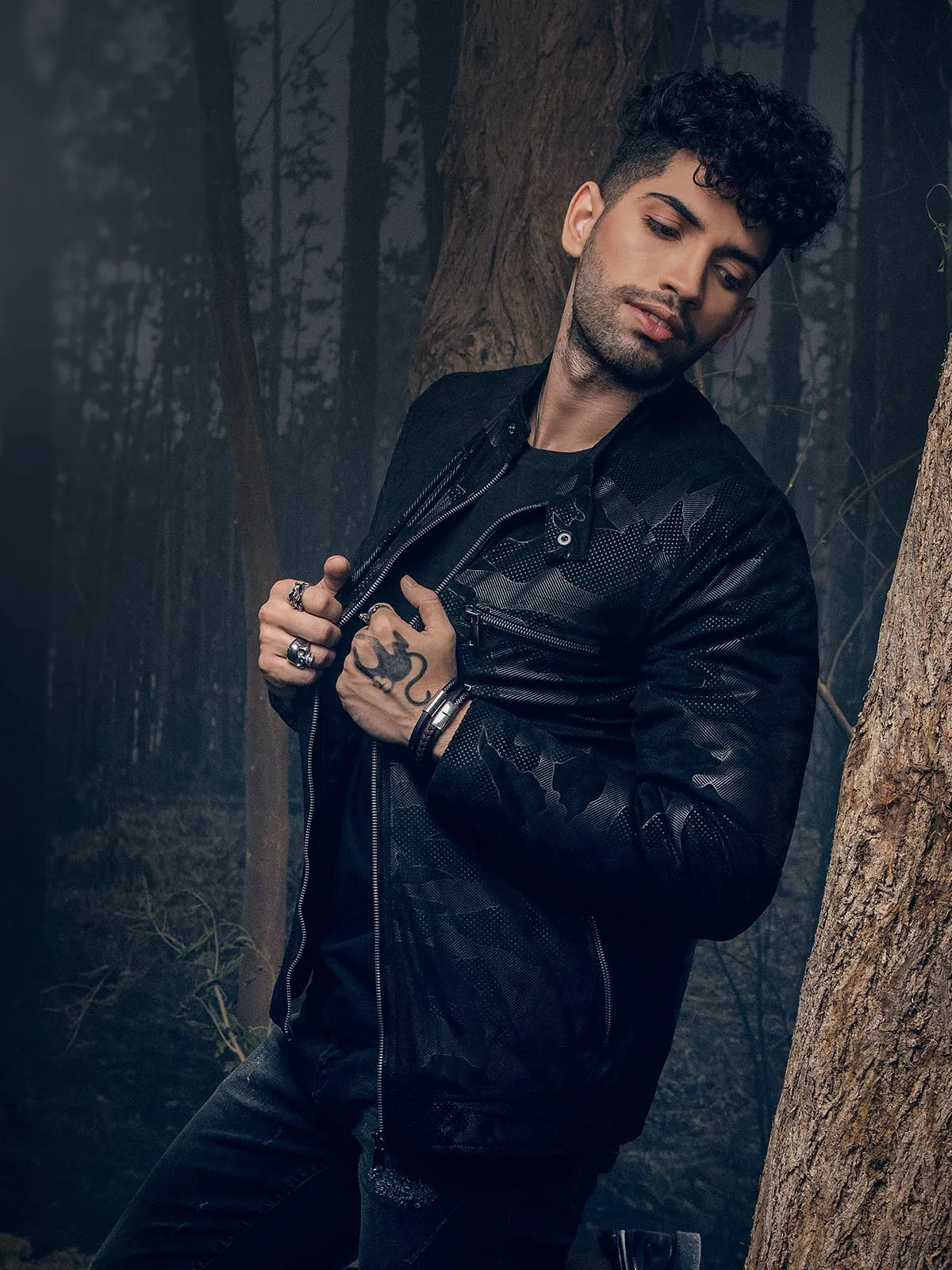 Regular Fit Biker Jacket - FMTJ19-39060