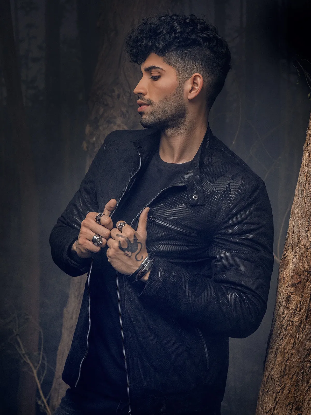 Regular Fit Biker Jacket - FMTJ19-39060