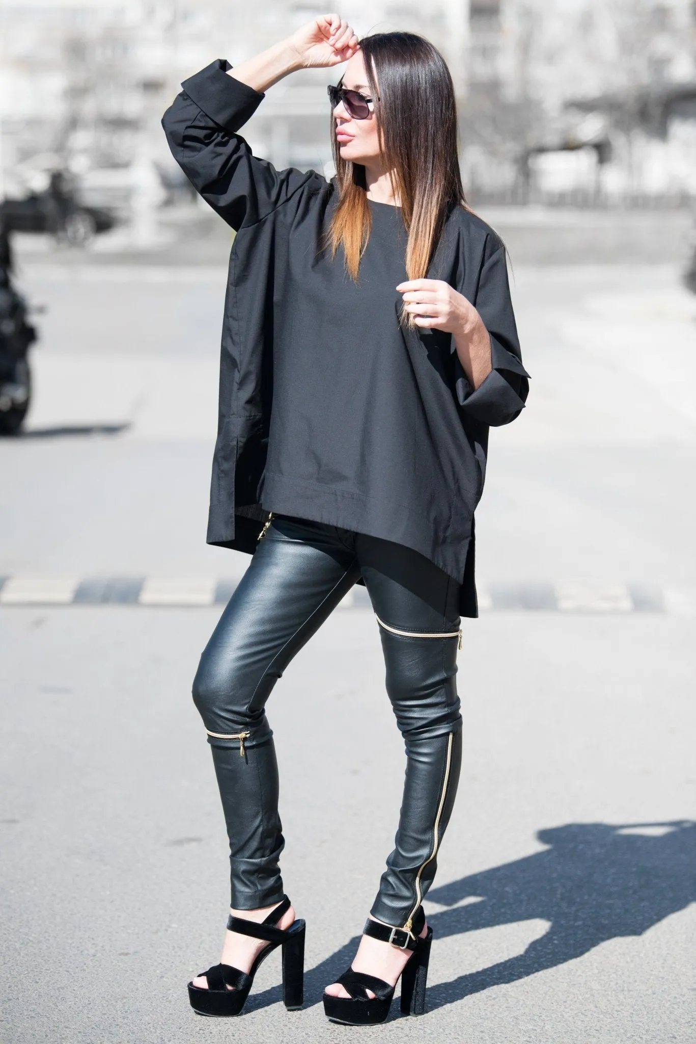 SAMIRA Cotton Loose Summer Shirt