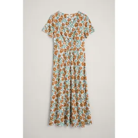 Seasalt Chapelle Dress Shadow Floral Chalk