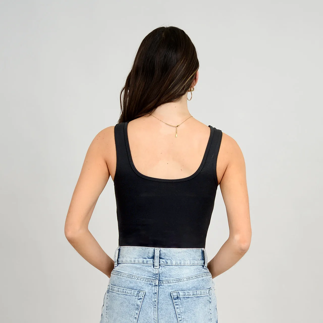 SECOND SKIN BY RD STYLE WOMEN'S SWAN SWEETHEART BODYSUIT - BLACK