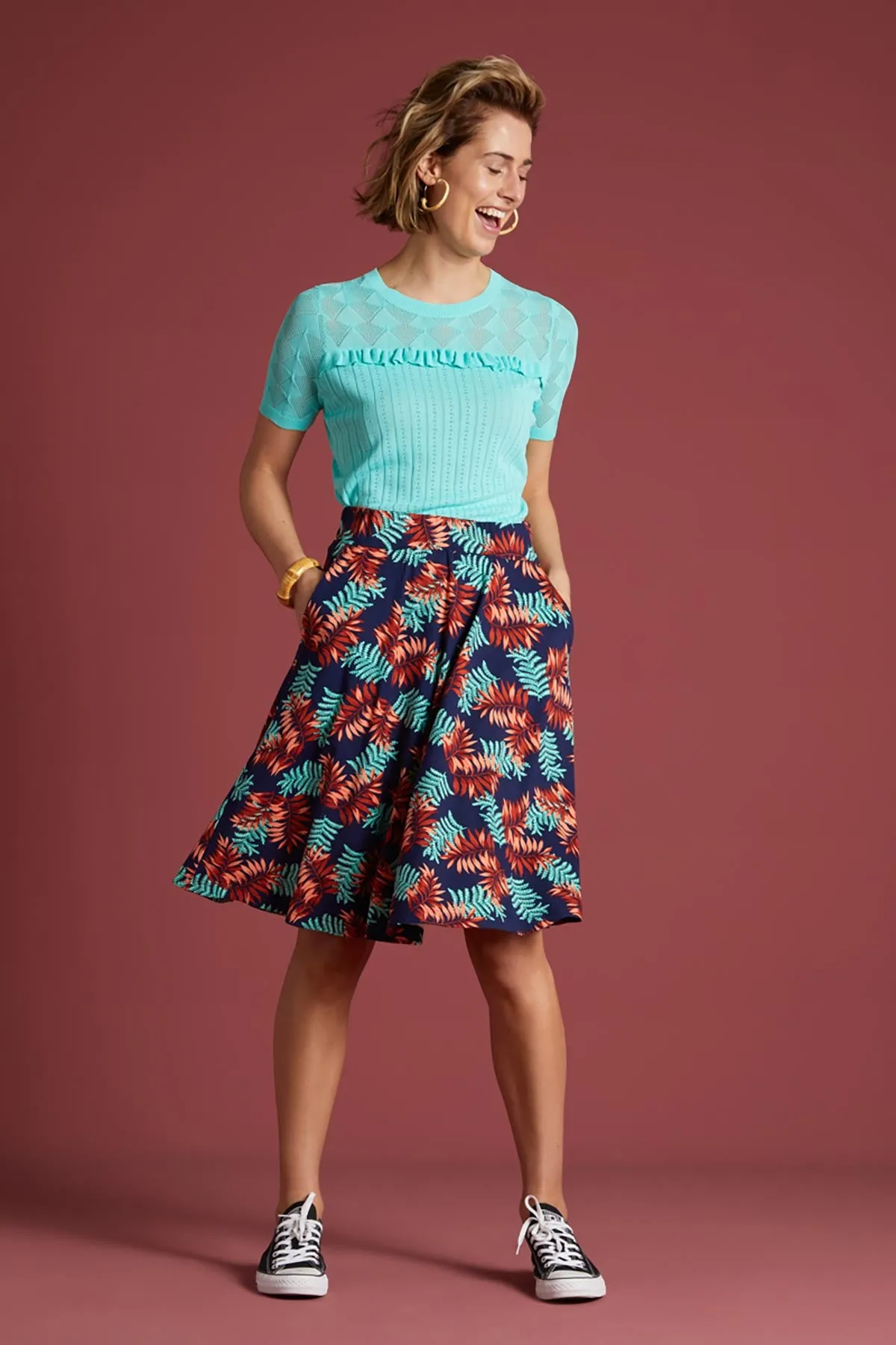Serena Palo Verde Knee Length Skirt