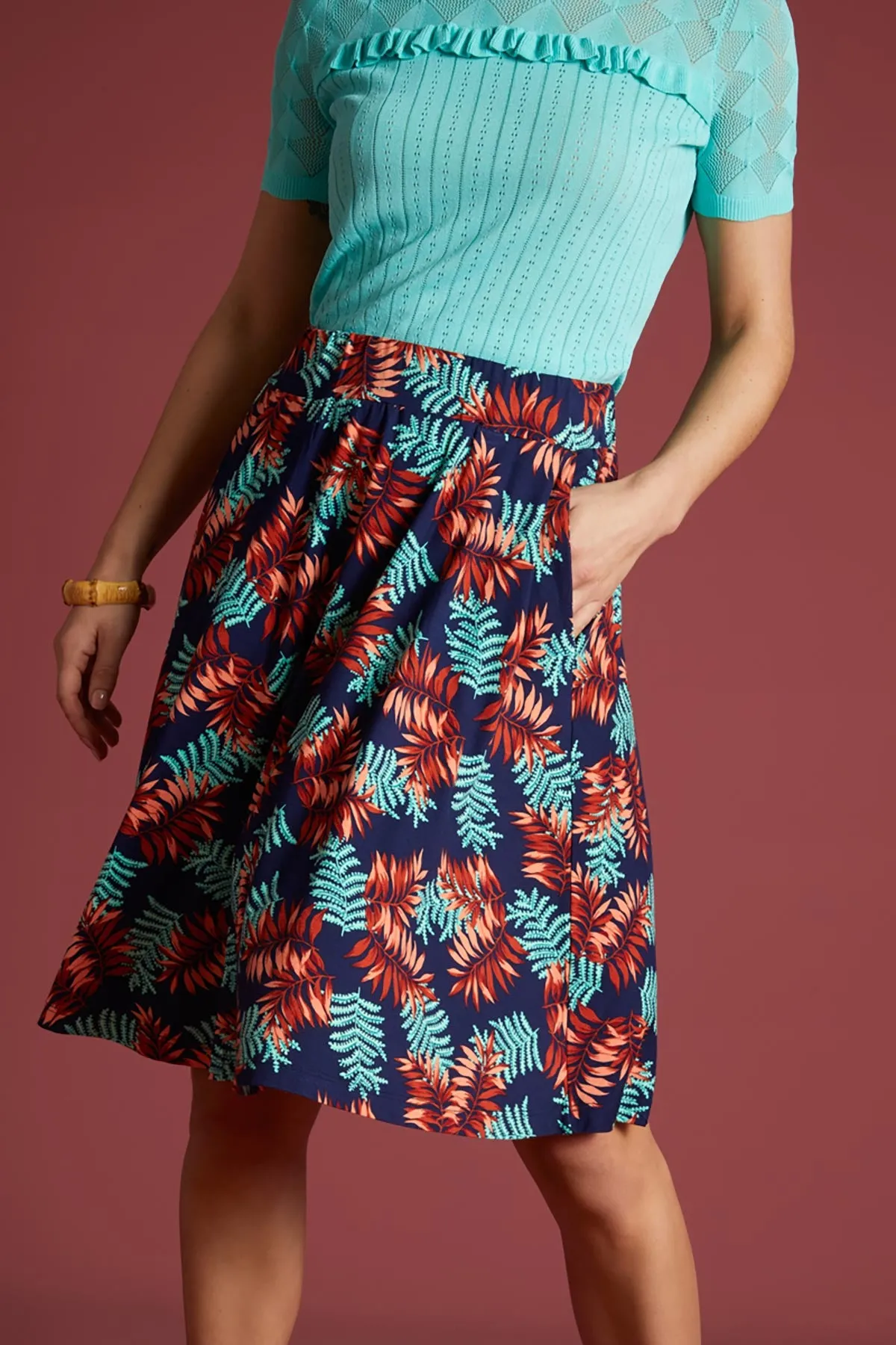 Serena Palo Verde Knee Length Skirt