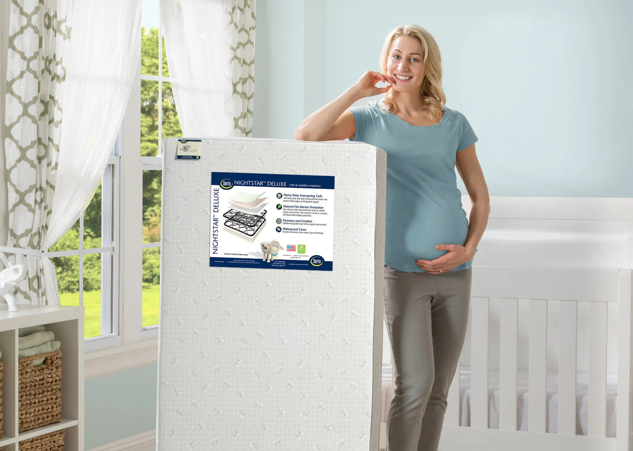 Serta Nightstar™ Deluxe Crib & Toddler Mattress