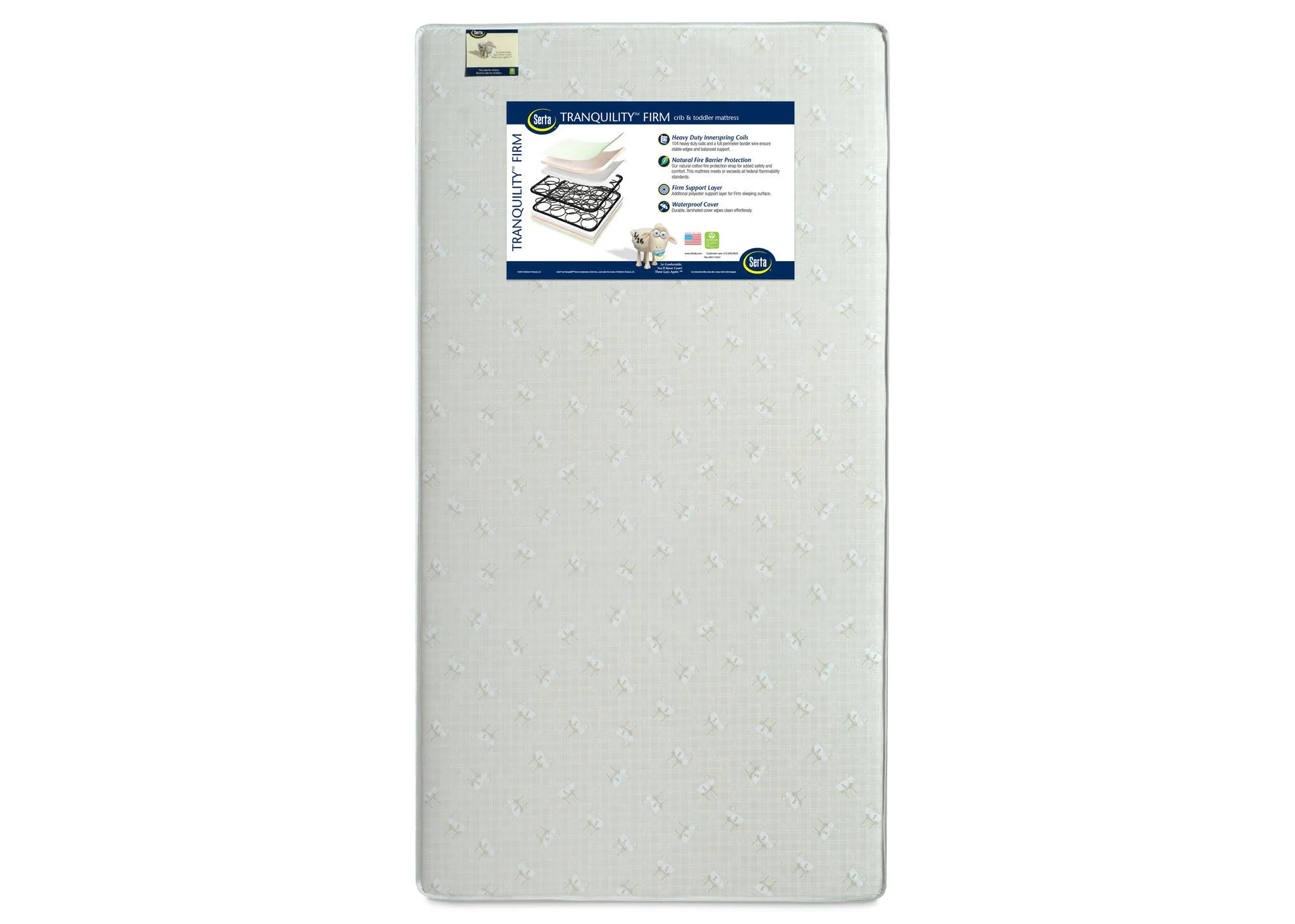 Serta Tranquility™ Firm Crib & Toddler Mattress