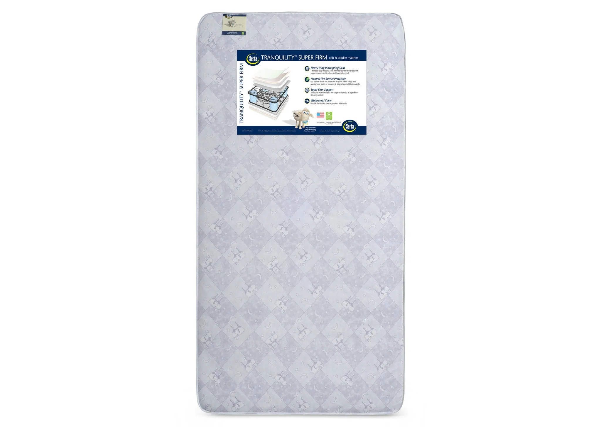 Serta Tranquility™ Super Firm Crib & Toddler Mattress