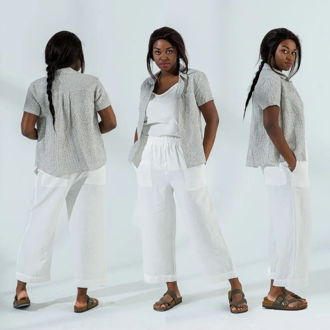 Short Sleeve Linen Shirt