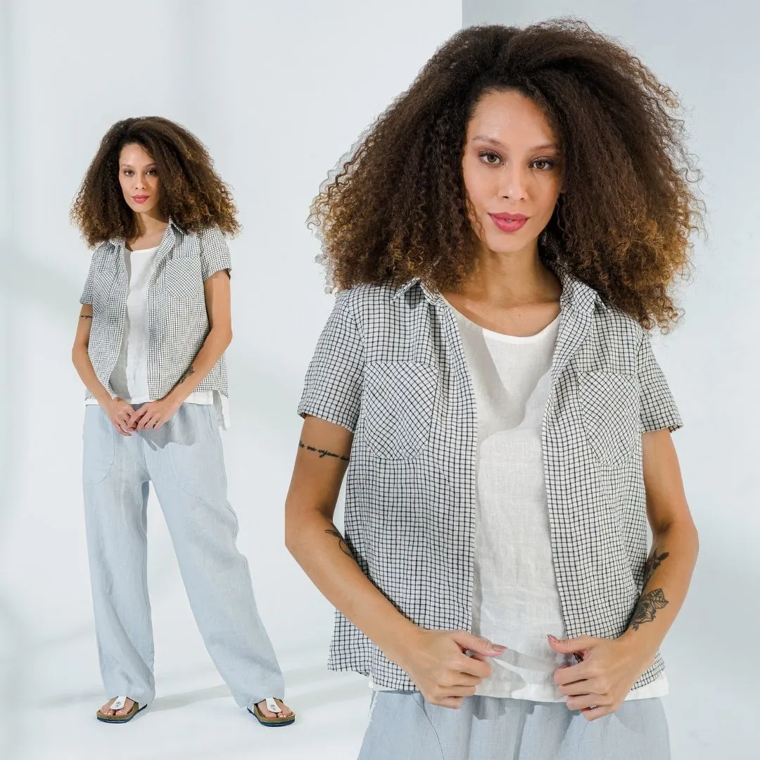 Short Sleeve Linen Shirt