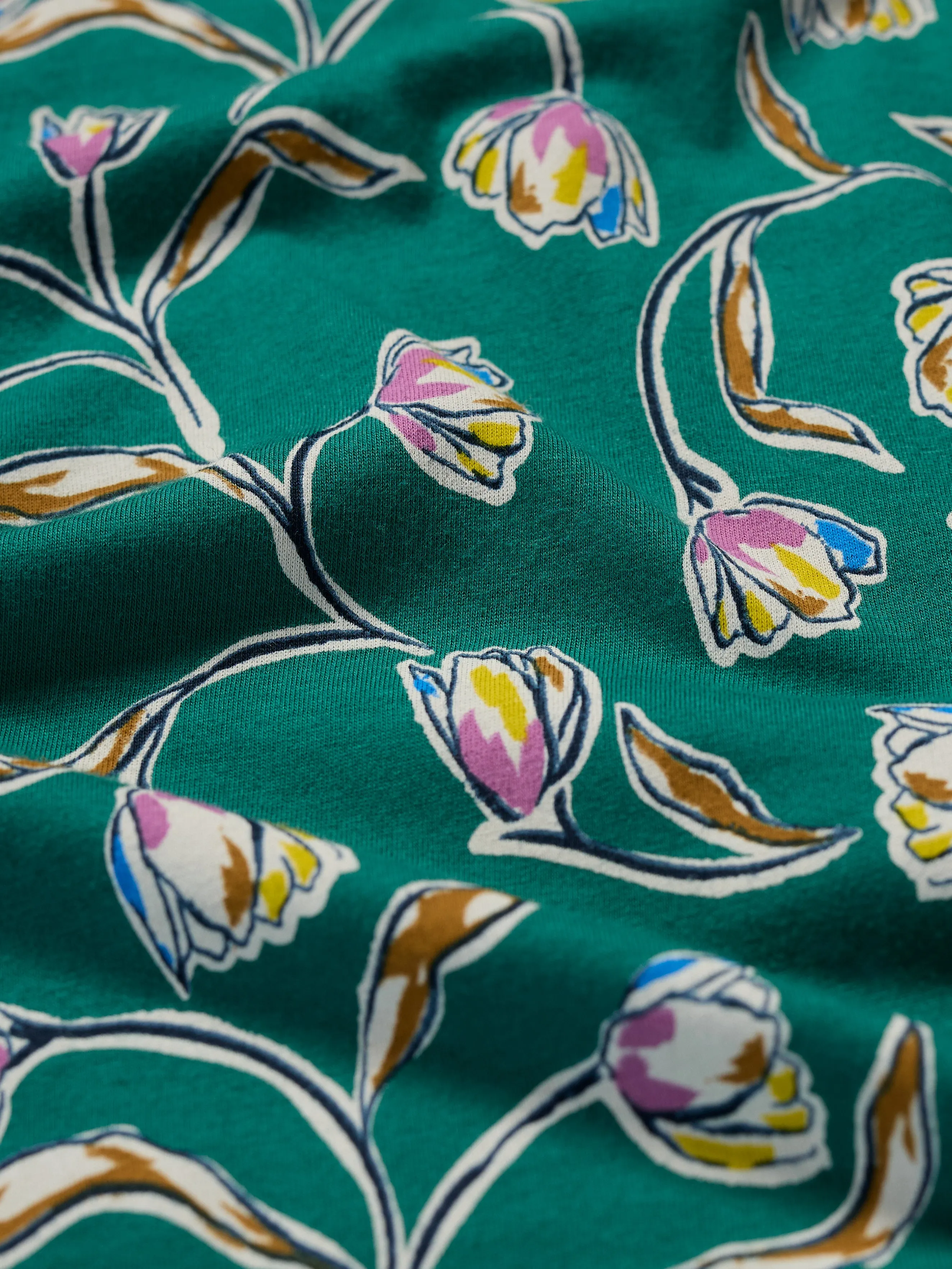 Short Sleeve Wreathe Tunic
