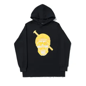 Skull Vlone Hoodie Skull Hoodie Loose Hooded Sweater for Men
