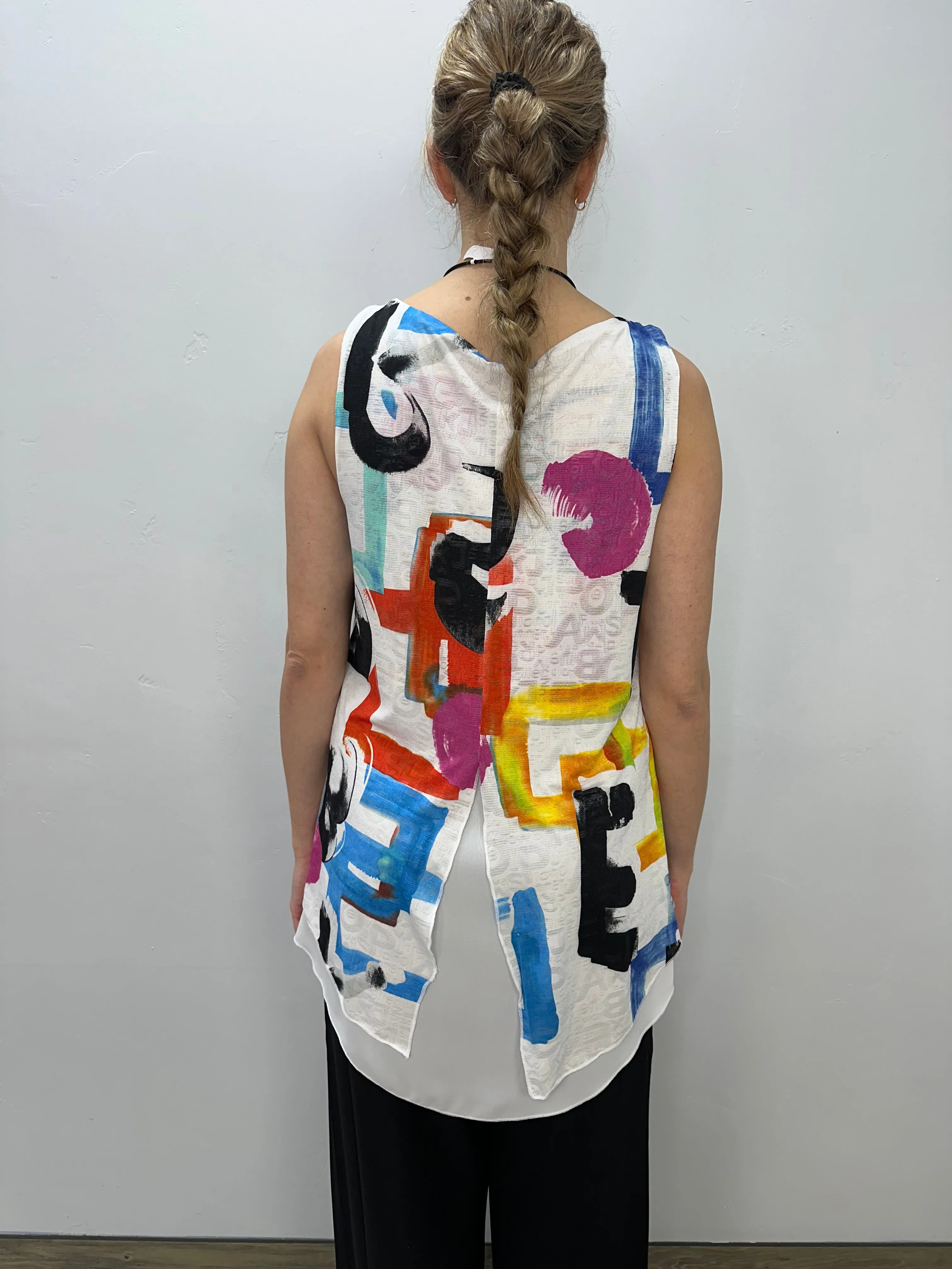 Sleeveless Layered Tunic
