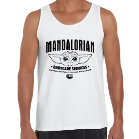 Star Wars Funny Tank Top The Mandalorian Baby Yoda Disney