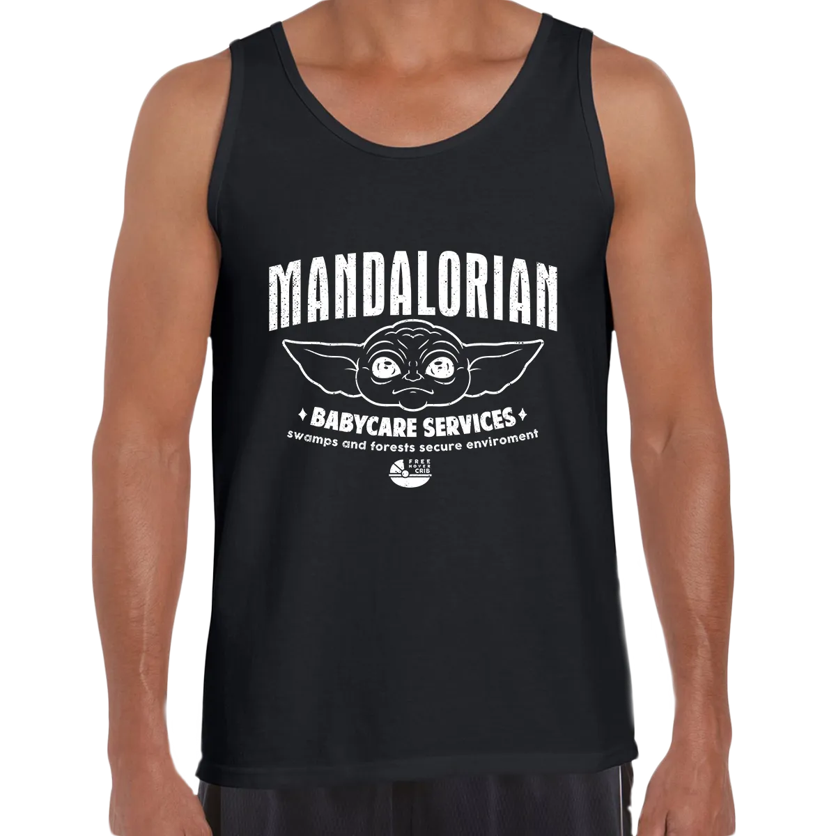 Star Wars Funny Tank Top The Mandalorian Baby Yoda Disney