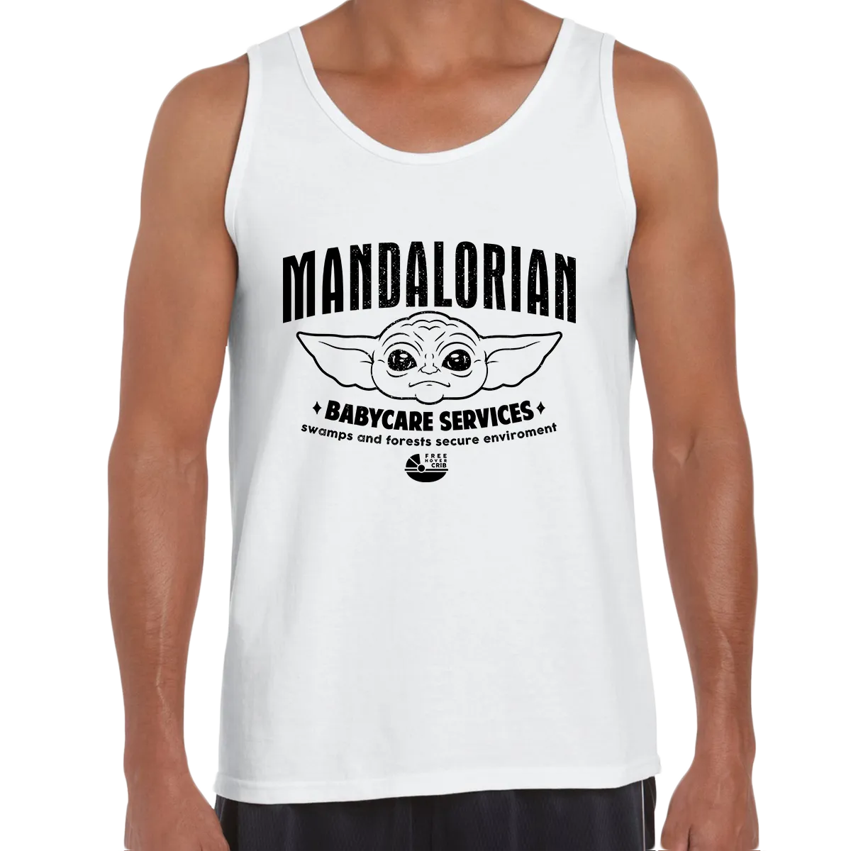 Star Wars Funny Tank Top The Mandalorian Baby Yoda Disney