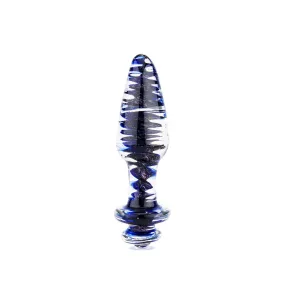 Super Tornado Monaco Blue Artisanal Butt Plug
