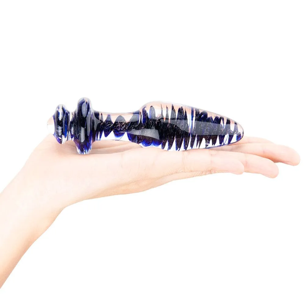 Super Tornado Monaco Blue Artisanal Butt Plug