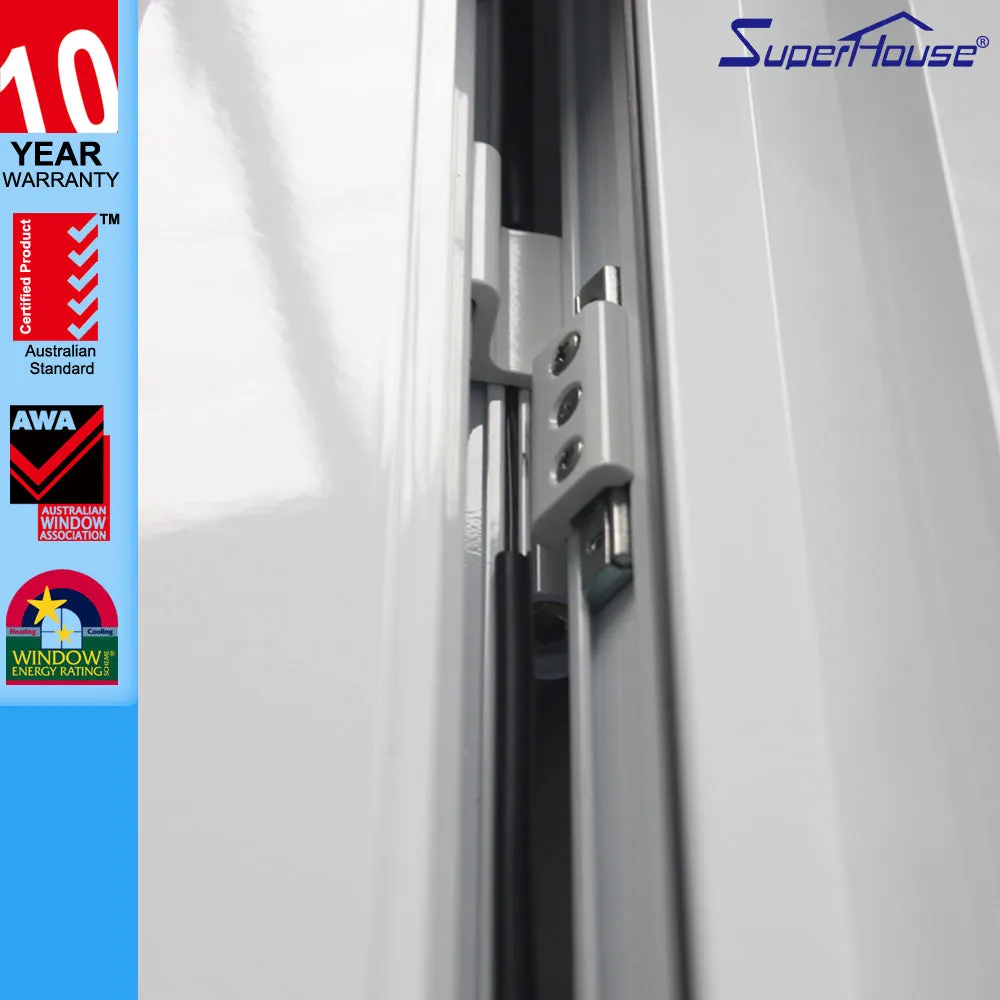 Superhouse Cheap PVC Windows And Doors Aluminum Hinged Door For Sale