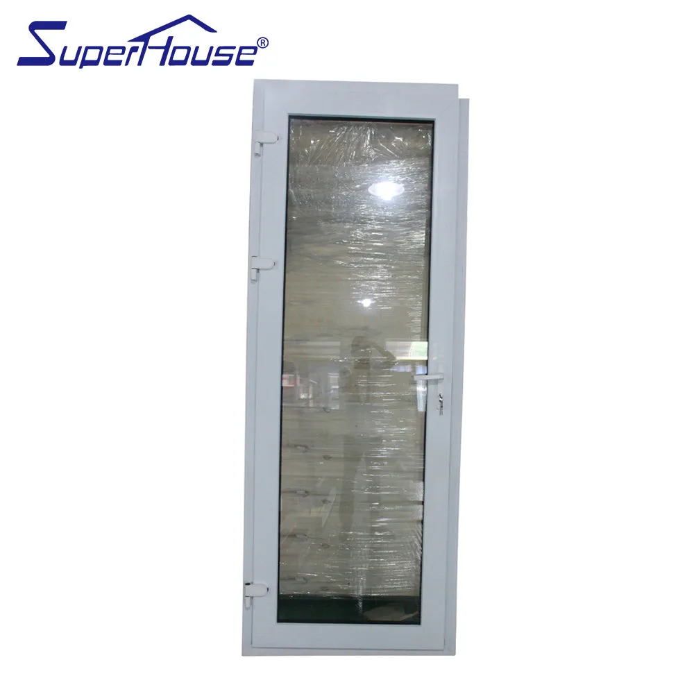 Superhouse Factory Customized Mirrored Glazing Surface Finishing Aluminium Fire rated Hinged Doors For Hotels