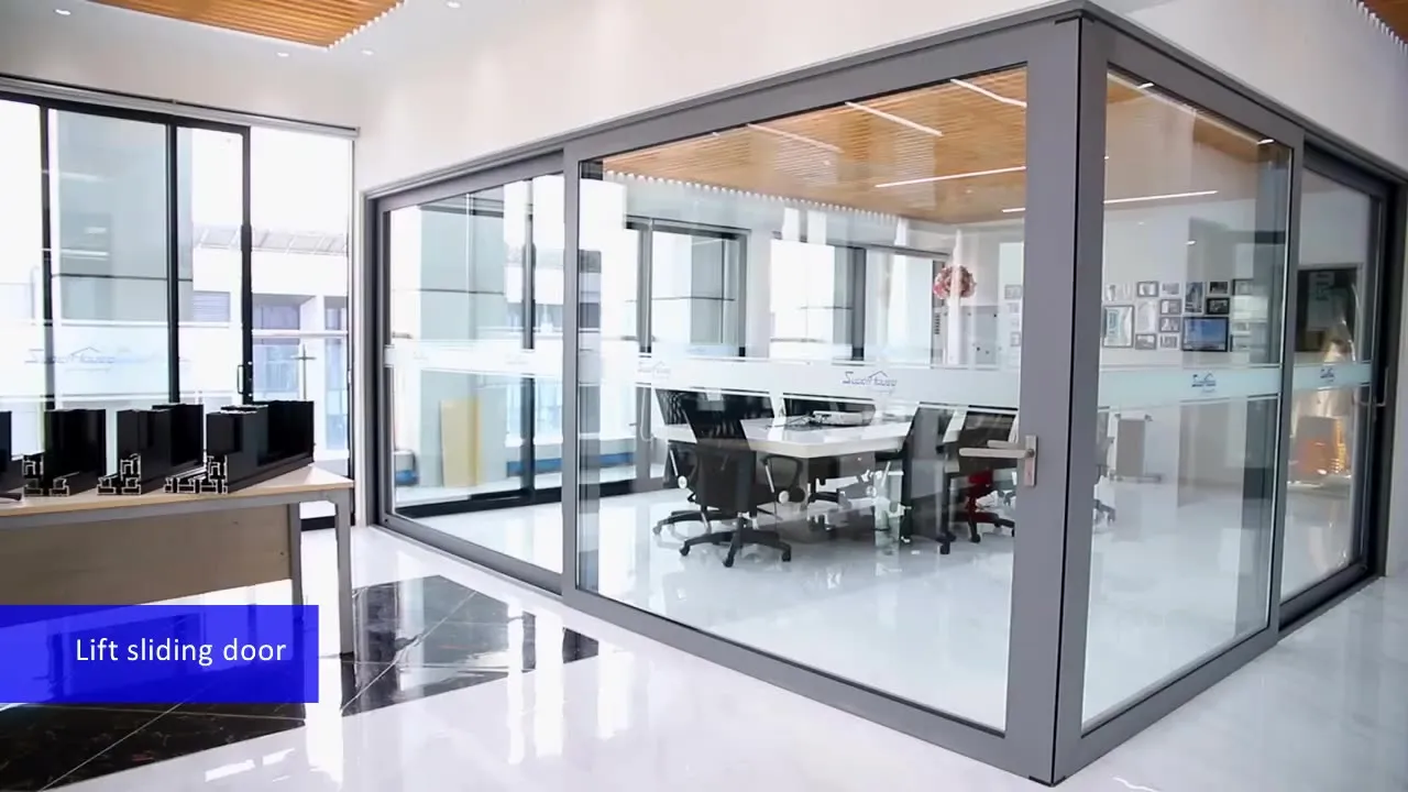 Superwu Aluminum Alloy Lift-sliding Door With Modern Design That Allows You To Have A Broad View