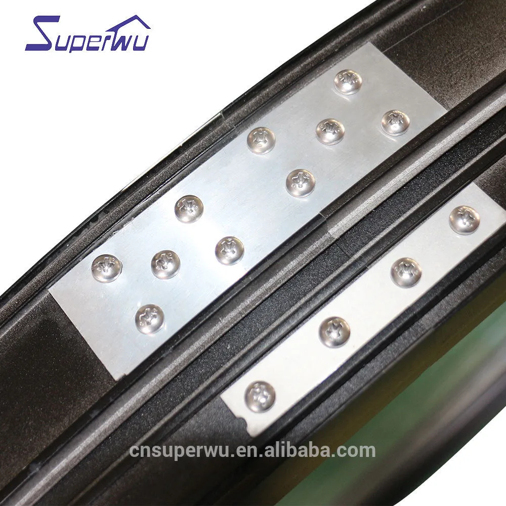 Superwu Round Superwu Shape Design Glass Glazed Fixed Aluminum High Quality Window