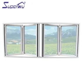 Superwu Superwu Australian Standard Aluminium Bi-folding Windows for residencial