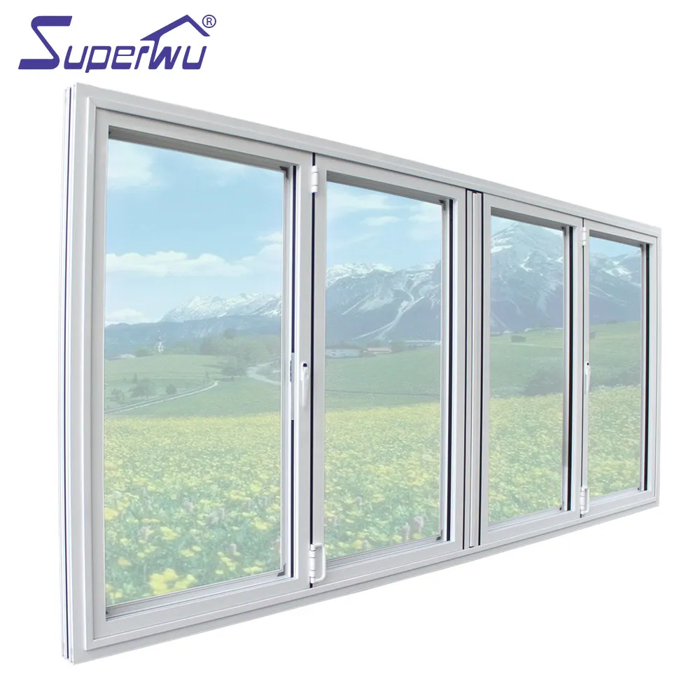 Superwu Superwu Australian Standard Aluminium Bi-folding Windows for residencial