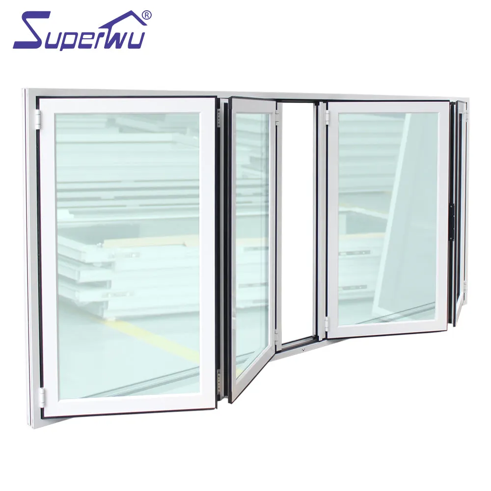 Superwu Superwu Australian Standard Aluminium Bi-folding Windows for residencial