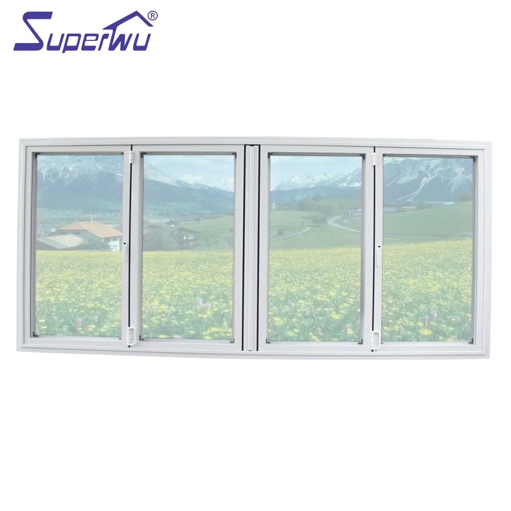 Superwu Superwu Australian Standard Aluminium Bi-folding Windows for residencial