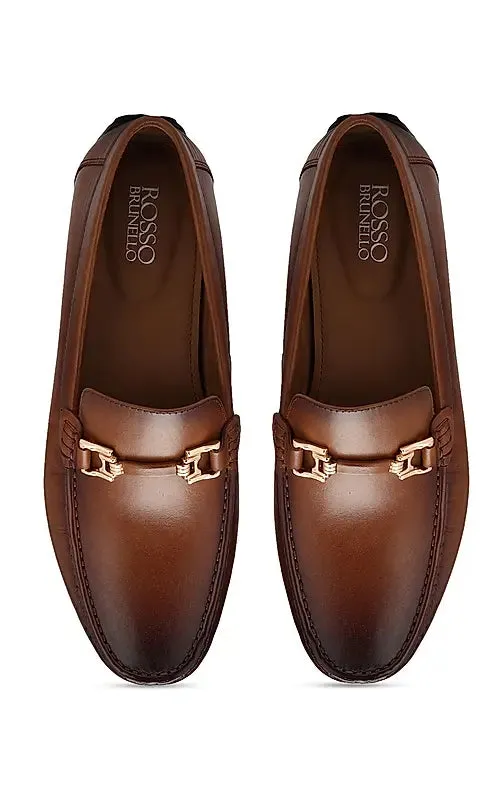 Tan Leather Moccasins