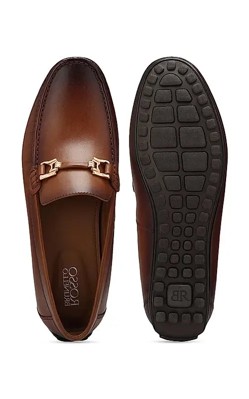 Tan Leather Moccasins