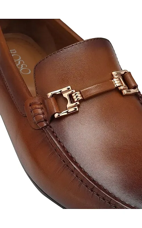 Tan Leather Moccasins