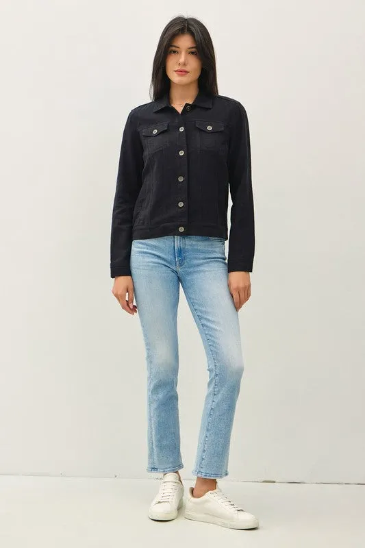 the Flynn - Black linen Jacket