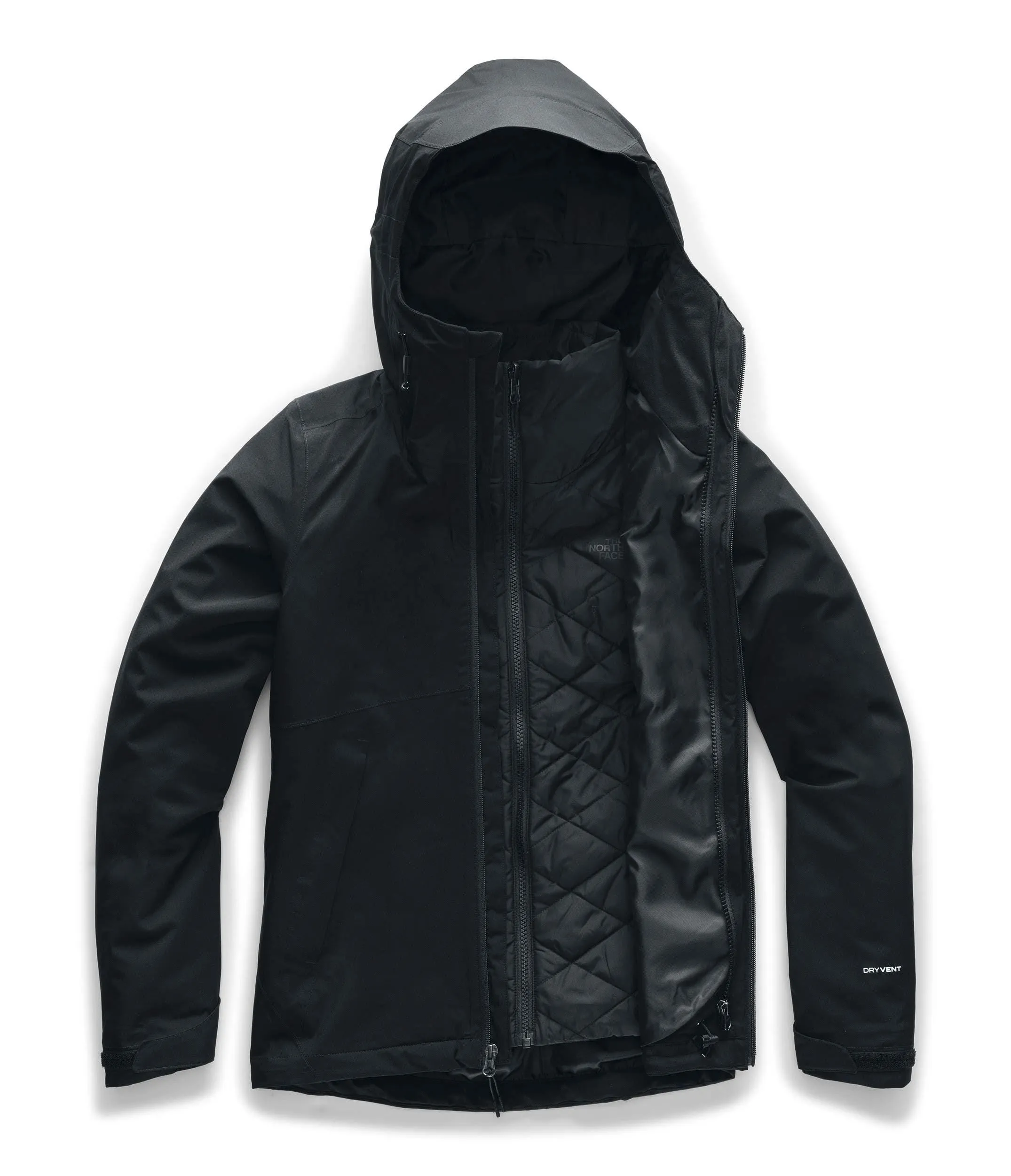 The North Face Women's Carto Triclimate Jacket, TNF Black, M