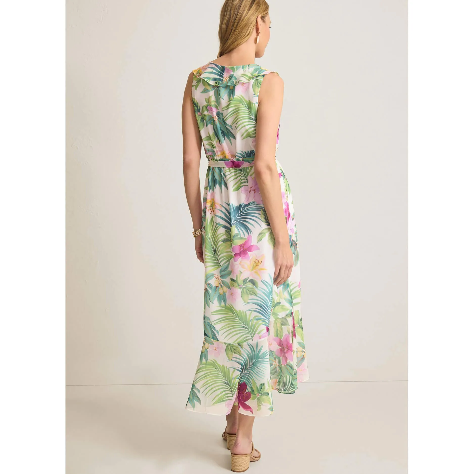 Tommy Bahama Women's Tropical Bliss Sleeveless Maxi Dress - White