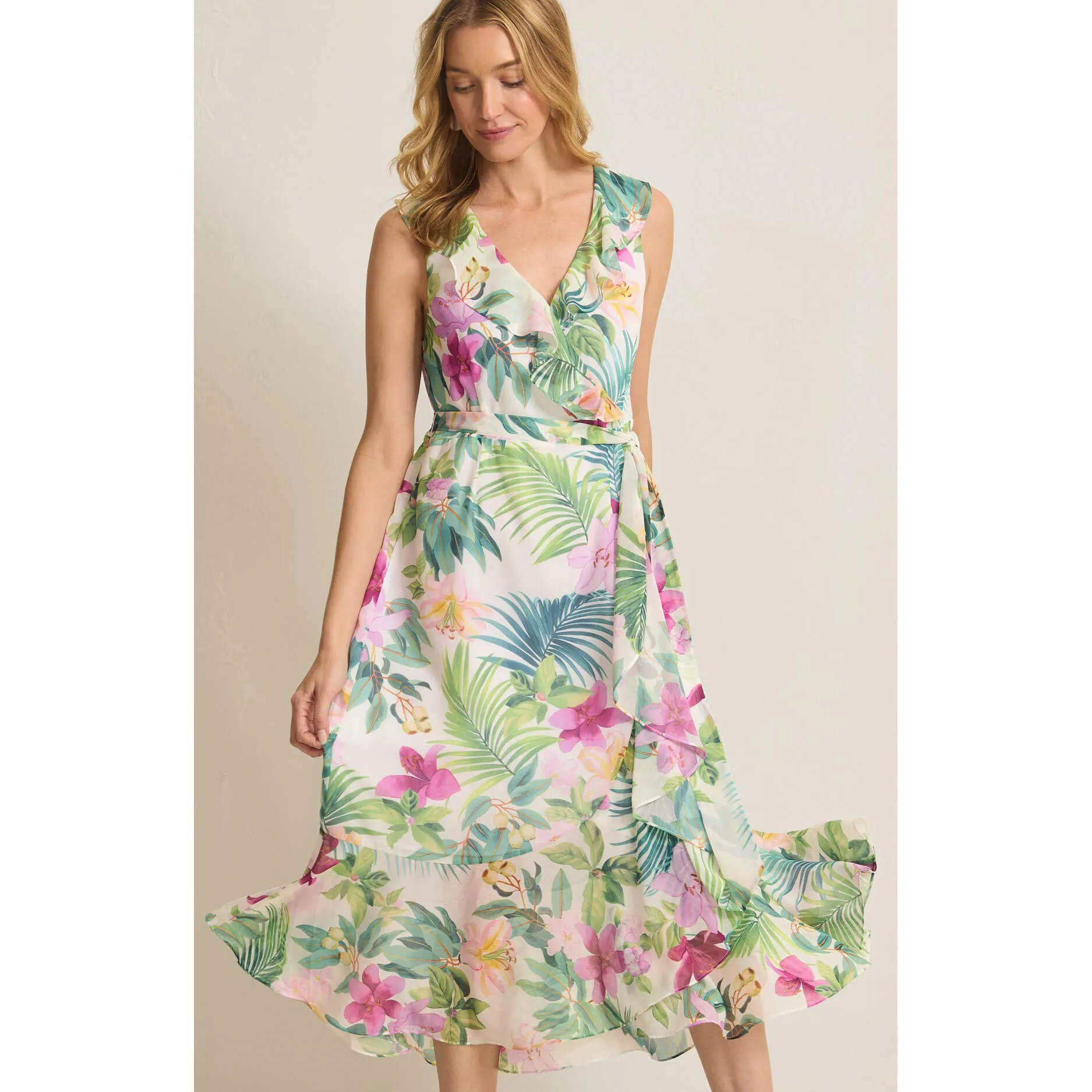 Tommy Bahama Women's Tropical Bliss Sleeveless Maxi Dress - White