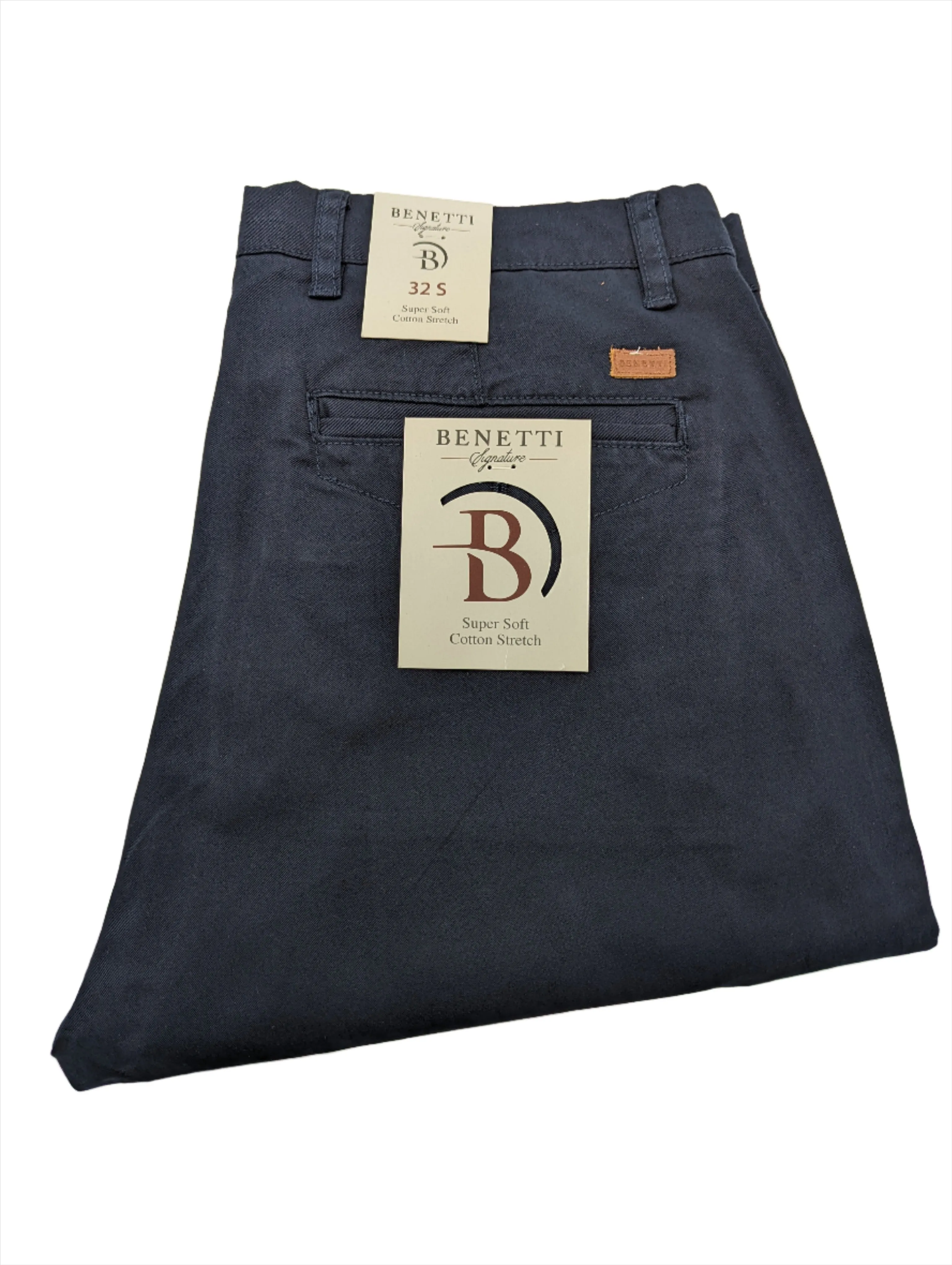 Trent Navy Straight Cut Chino