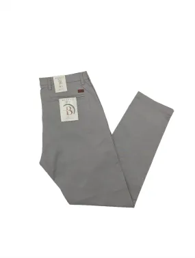 Trent Silver Straight Cut Chino