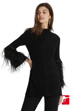 Tyler Boe Shawn Feather Tunic top NEW S