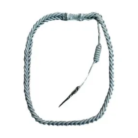 USAF Regulation Dress, Aiguillettes, Silver Luminette w-Silver Tip