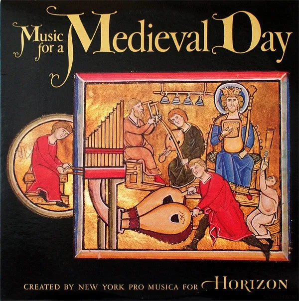 Various / New York Pro Musica - Music For A Medieval Day (LP, Mono) (NM or M-)