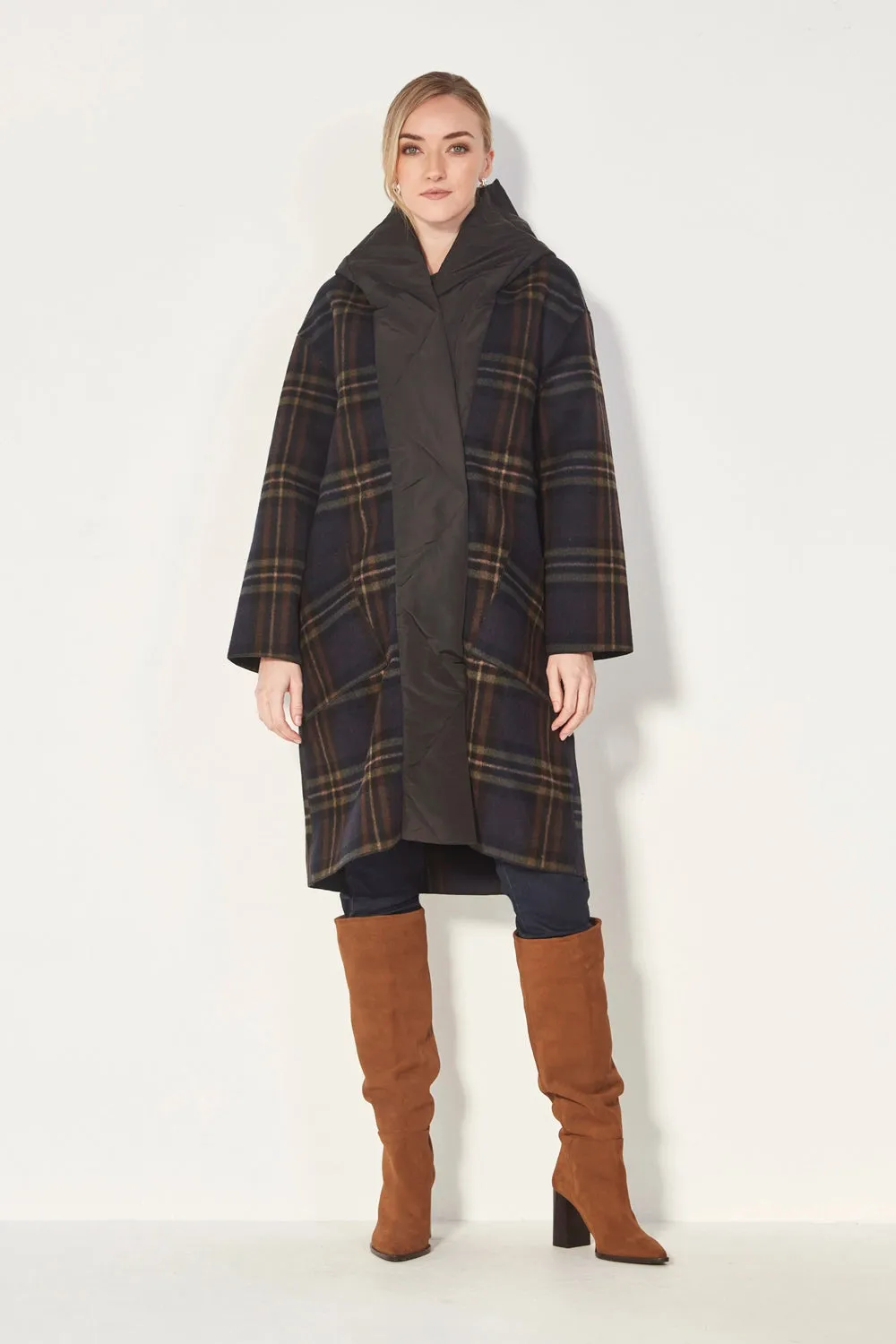 VERGE | RUSH COAT - CHECK